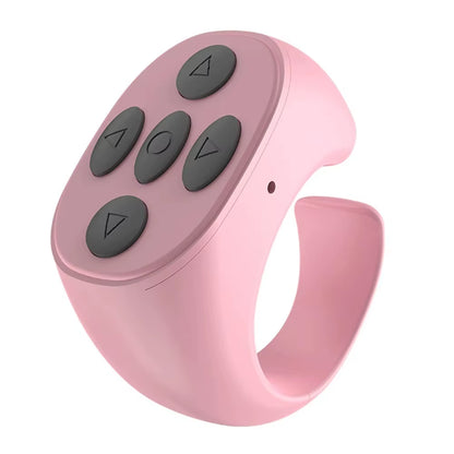 For Tiktok Ring Bluetooth Remote Control Fingertip Selfie Video Controller Automatic Page Turner Browsing for Mobile Phone