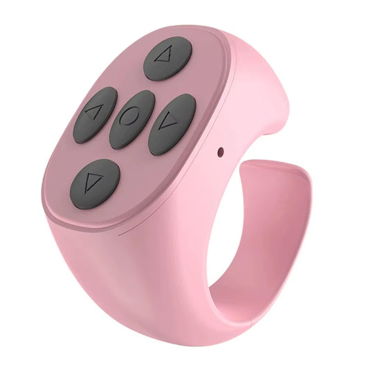 For Tiktok Ring Bluetooth Remote Control Fingertip Selfie Video Controller Automatic Page Turner Browsing for Mobile Phone