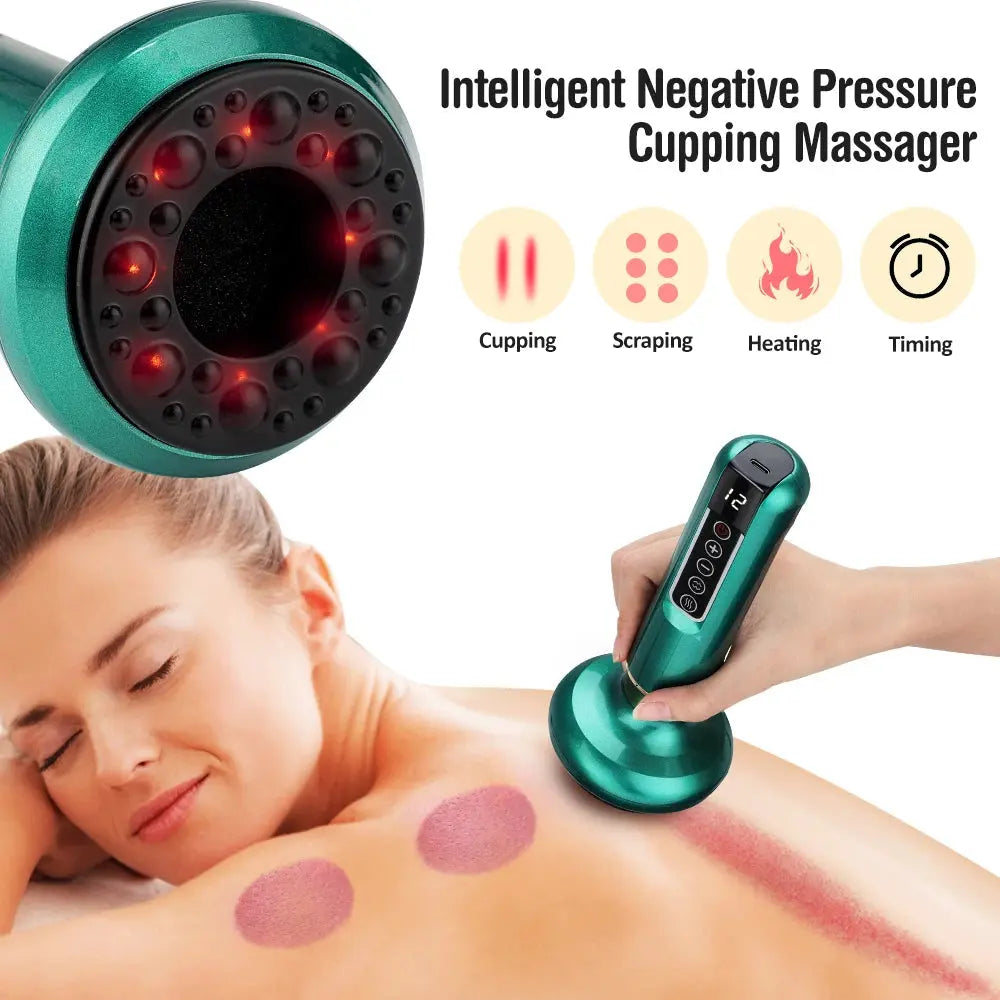 Smart cupping therapy device - Electric cupping therapy massager - Cupping massage for back pain Amenos Dropshipping Store
