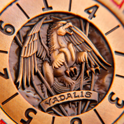 Six-Sided Gyro Dice，Dnd Metal Dice,Six Metal Dice ，Fantasy Gyro Dice，Dragon Polyhedral Dice