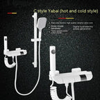View details for Copper Button Constant Temperature Shower Set Digital Display Large Shower Set Gray Suit