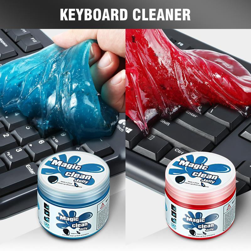 AOKWAY Car Cleaning Gel Universal Detailing Jelly Reusable Auto Air Vent Home Office Keyboard Putty Auto Cleaner