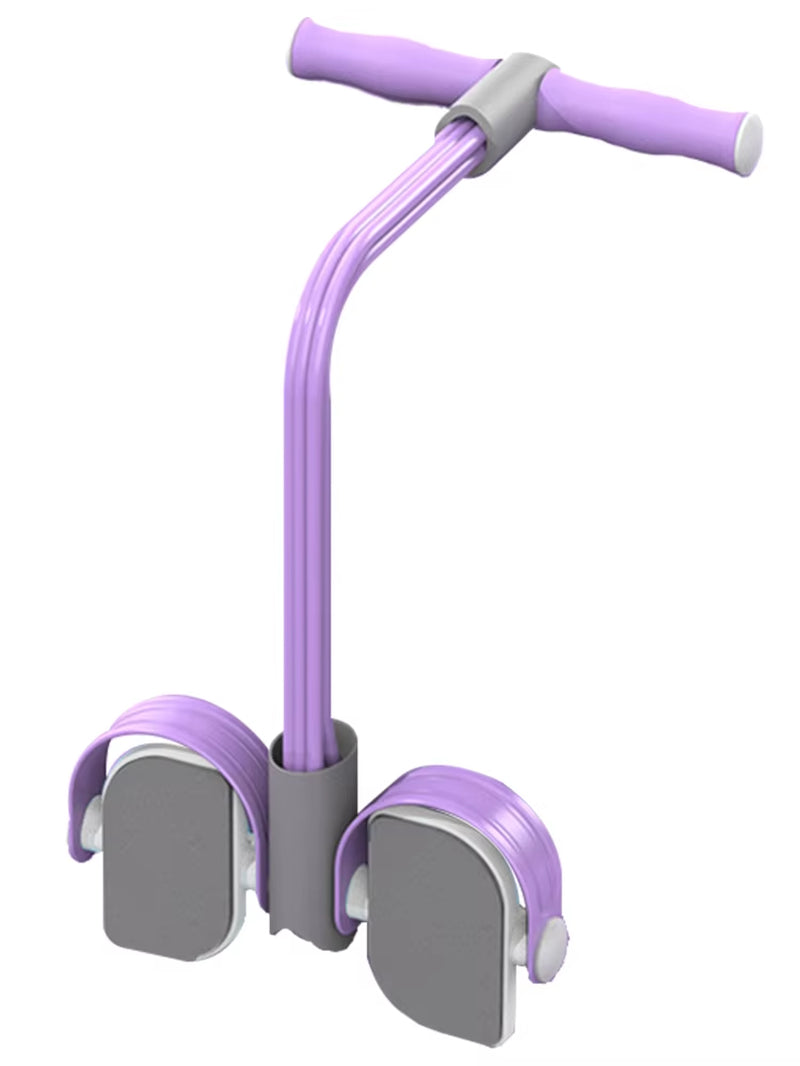 Resistance Bands 4/6-Tube Yoga Pedal Puller Resistance Band Elastic Pull Rope Fitness Equipment for Abdomen Waist Arm Training