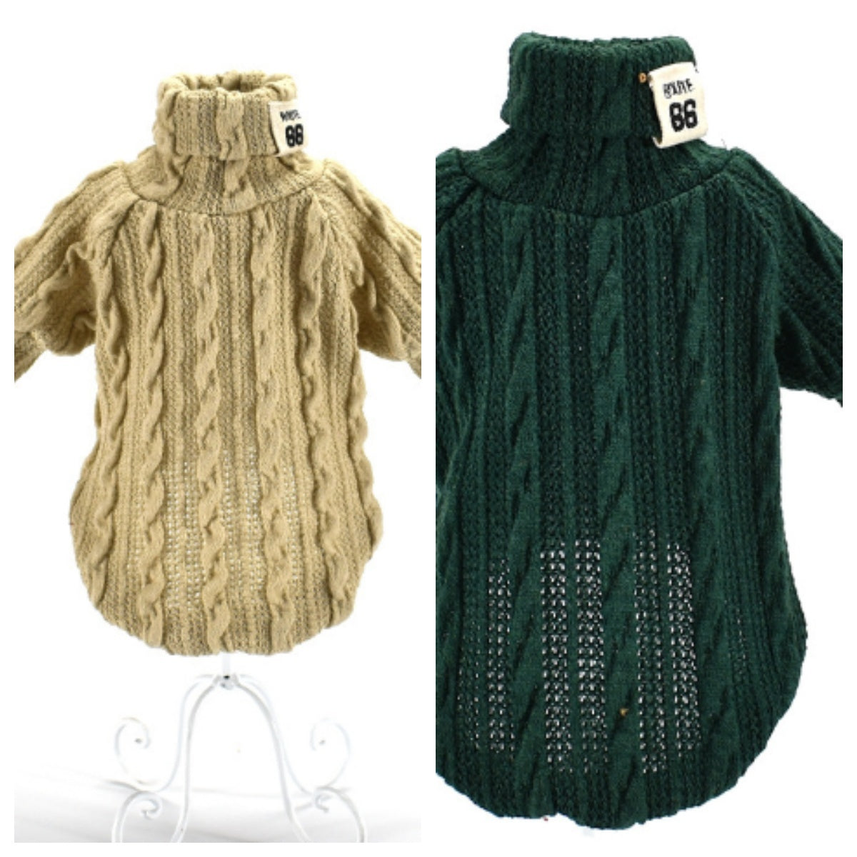 Dog Sweater Turtleneck Solid Color Dogs Clothes Warm Cotton For Puppy Small Medium Dogs Sweatshirt Jacket Chihuahua Teddy South Bay Evans General Store