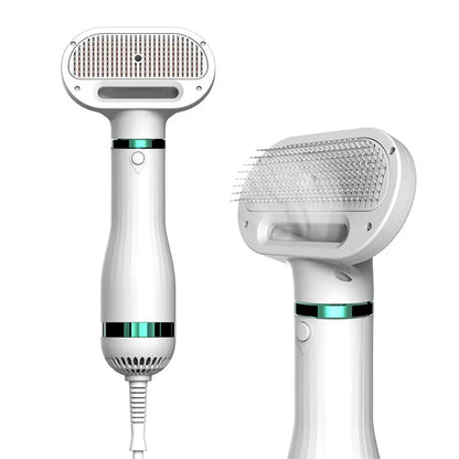 Pet Comb Hair Dryer Maroon Asteria