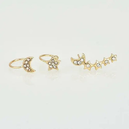  View details for Moon & Star Earring and Cuff Set Moon & Star Earring and Cuff Set