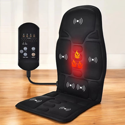 Electric Massage Chair Pad with Soothing Heat Therapy – Ideal for Home & Car Stone's Store