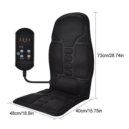 Electric Massage Chair Pad with Soothing Heat Therapy – Ideal for Home & Car Stone's Store