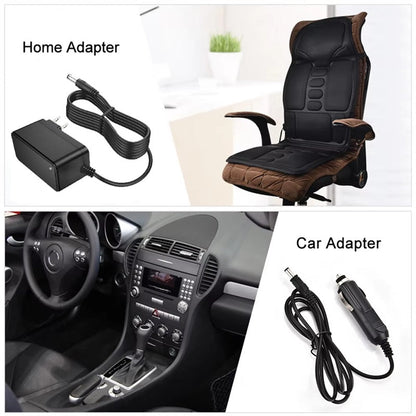 Electric Massage Chair Pad with Soothing Heat Therapy – Ideal for Home & Car Stone's Store