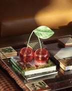 Cherry Disco Ball, Whimsical Dopamine Decor, Quirky Decorative Object Inspecial Home