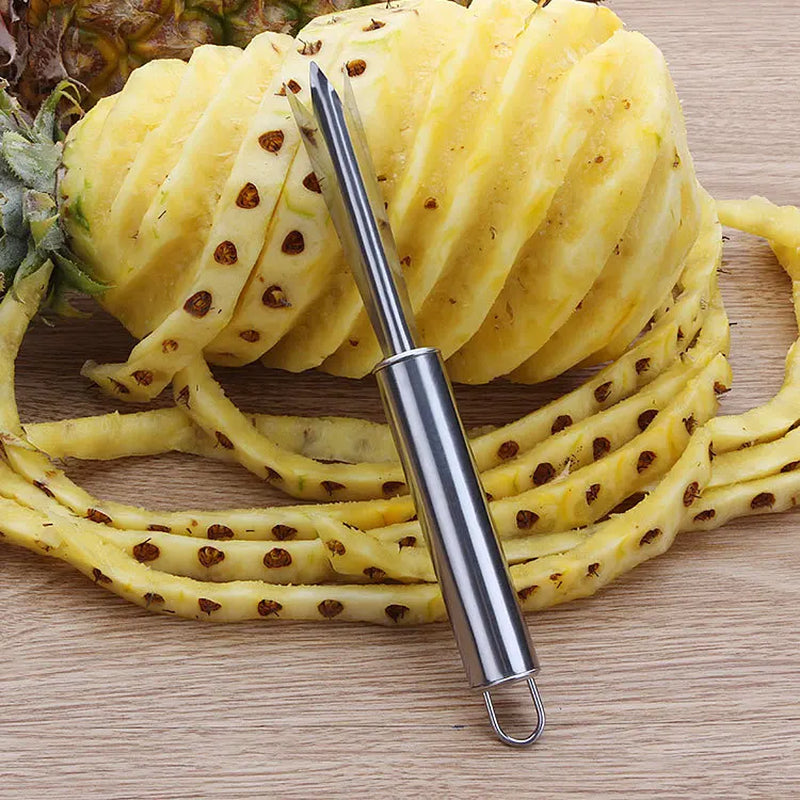 Pineapple Peeler Cutter Corer Slicers Stainless Steel Pineapple Corer Easy Fruit Parer Cutter Kitchen Restaurant Accessories