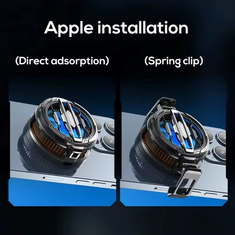 Gaming for PUBG Mobile Phone Cooler Universal Magnetic Cooling Fan Case Radiator for Xiaomi Iphone Samsung Portable Gamer Cool