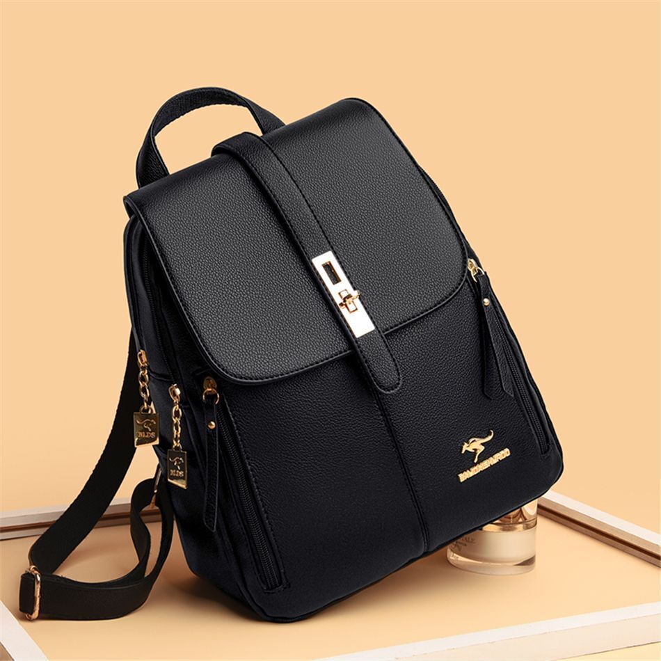 Mochila Cartera de Cuero Vintage