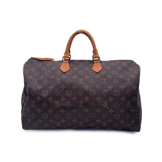 Louis Vuitton Vintage Canvas Monogram Speedy 40 Bag Satchel South Bay Evans General Store