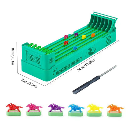 Classic Horse Racing Game Battery Powered Horse Race Board Game Desktop Game for Family Game Kids Adults Friends Interaction