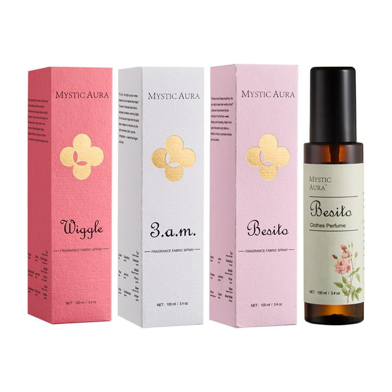 MYS AURA 3.3OZ Room & Linen Sprays Refreshing Home Fragrance Collection Versatile Scent Options Long-Lasting Fabric Fragrance Spray Natural Mist Effective Sterilization Removal of Odor Floral Peony House Smell Good Products Flower Diffuser Freshener