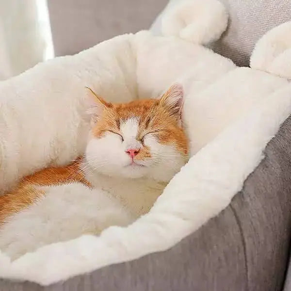 Fast Shipping CAT BED SLEEPING BAG (Grey-Medium) Teal Zeus