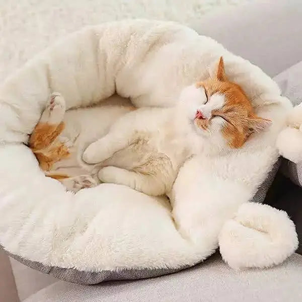 Fast Shipping CAT BED SLEEPING BAG (Grey-Medium) Teal Zeus