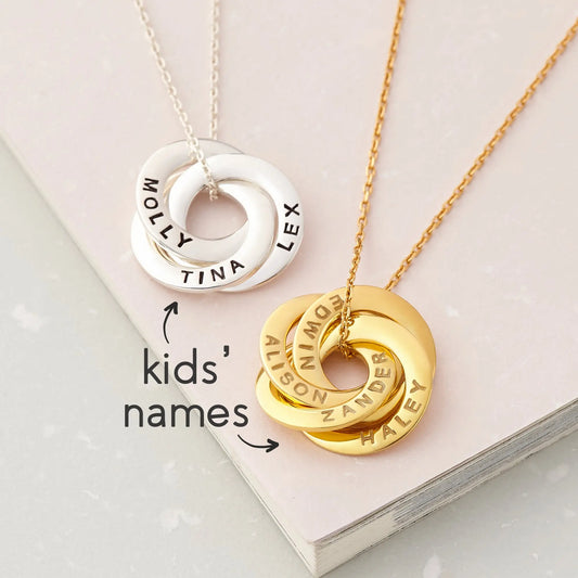 View details for Personalized Mom Jewelry, Kids Names Necklace, Mothers Necklace