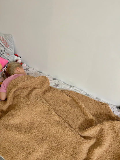 Bedspread/Blanket "Teddy" Ochre Ares