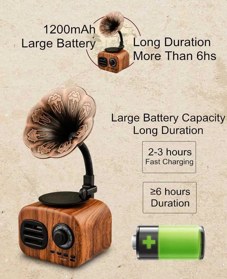 Retro Radio Wireless Mini Portable Bluetooth Stereo Speaker Teal Simba