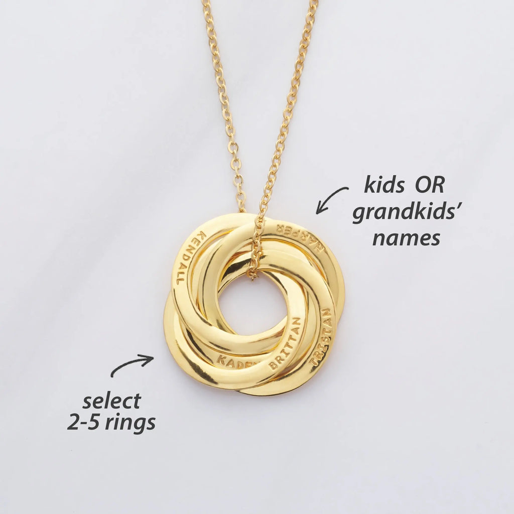 View details for Children Name Necklace, Personalized Grandma Gift, Family Necklace 