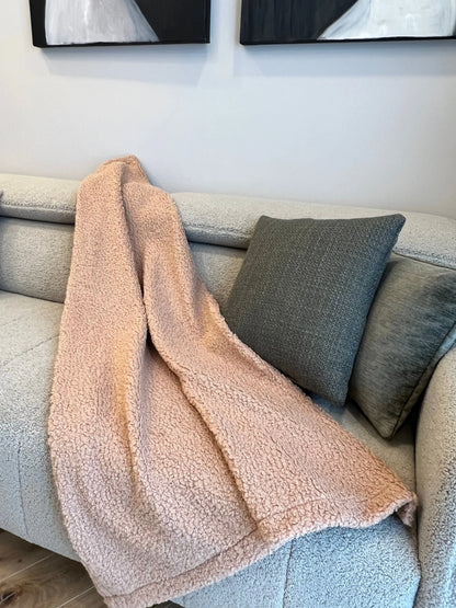 Bedspread/Blanket "Teddy" Ochre Ares