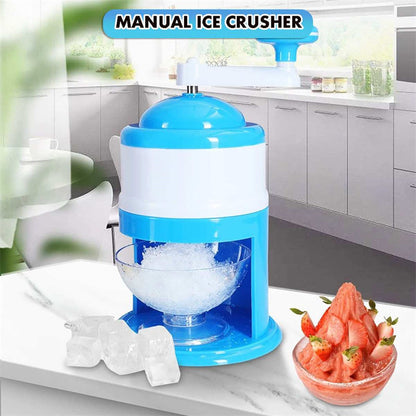 Portable Manual Ice Crushers Hand Crank Ice Shaver LavenderWorld Store