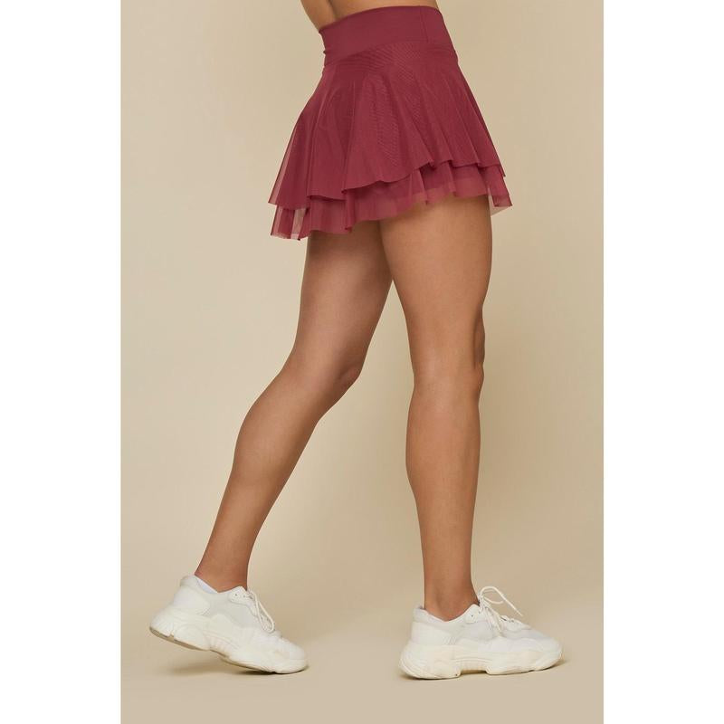 Crisscross Hourglass® Juliet Ballet Skort - Crimson