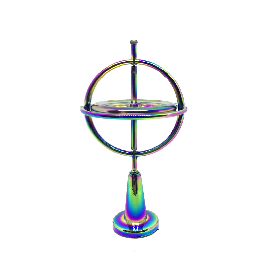 Self-Balancing Gyroscope Anti-Gravity Decompression Educational Toy Colorful Finger Gyroscope Birthday Christmas Gift for Kids