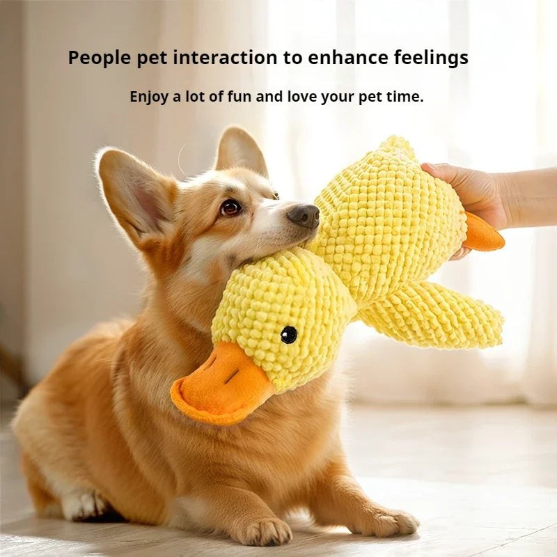 Plush Duck Dog Toy Bite Resistant Sound Relief Chew Shop1103846354 Store