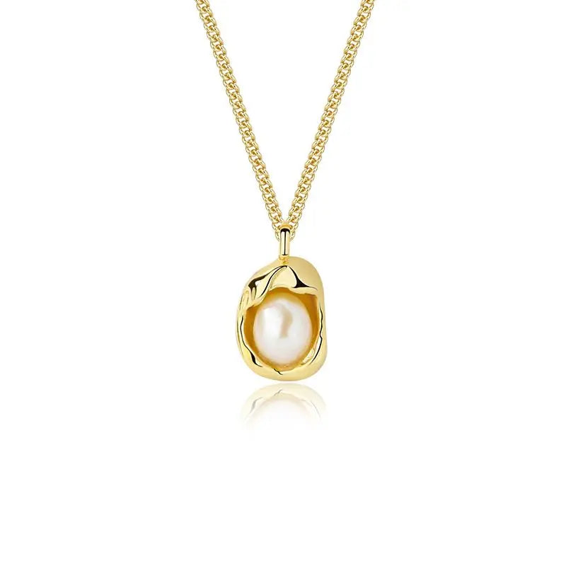 Pearl Necklace Female Niche Design Sense 925 Sterling Silver