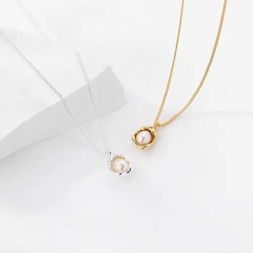Pearl Necklace Female Niche Design Sense 925 Sterling Silver