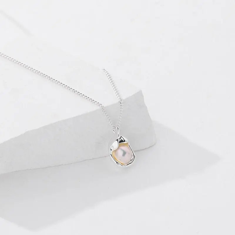 Pearl Necklace Female Niche Design Sense 925 Sterling Silver