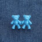 2Pcs Adjustable Jean Buttons Pins Cute Bear Pants Button Pins No Sew and Tools Instant Pant Waist Tightener for Loose Jeans
