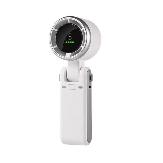 2025 New Hanging Neck Outdoor 180 Degree Folding Desktop Mini Fan Hand-Held Folding High-Speed Powerful Turbo Fan