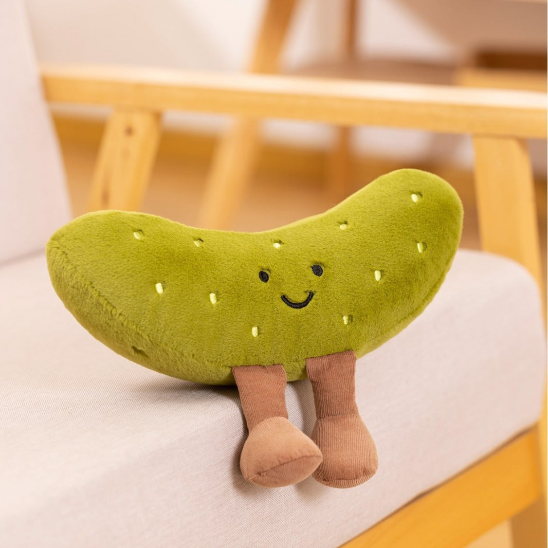 Plush Potato and Cucumber Toy - Cute Childrens Gift South Bay Evans General Store