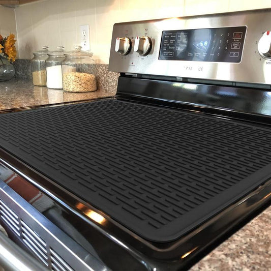【Tik Tok Top Seller】Heat Resistant Silicone Stove Cover Mat& Utensils, Non-Slip Stove Protector, 2024 Kitchen Gadgets,Gifts for Mo,Winter Gift Heat Resistant Heat Resistant Handheld Kitchen Accessory Top Mat Silicone Non-Slip Stove Protector Mat
