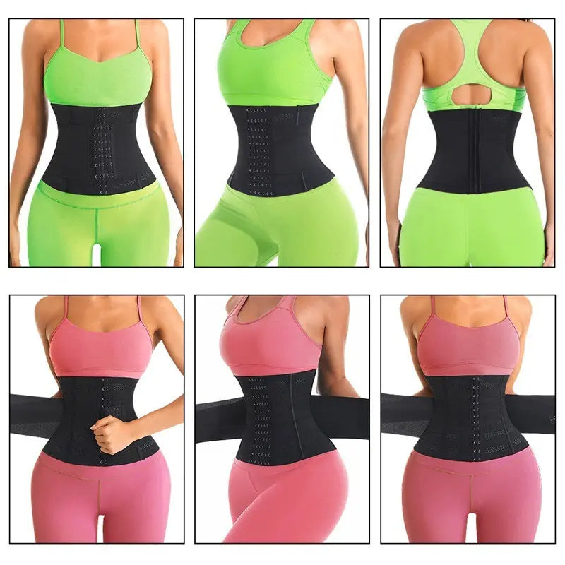 High Elastic Belly Band Men And Women Sports Fitness Tummy Slimming Shaping Postpartum Body Mesh Breathable Waistband Women MISTHIN Official Store
