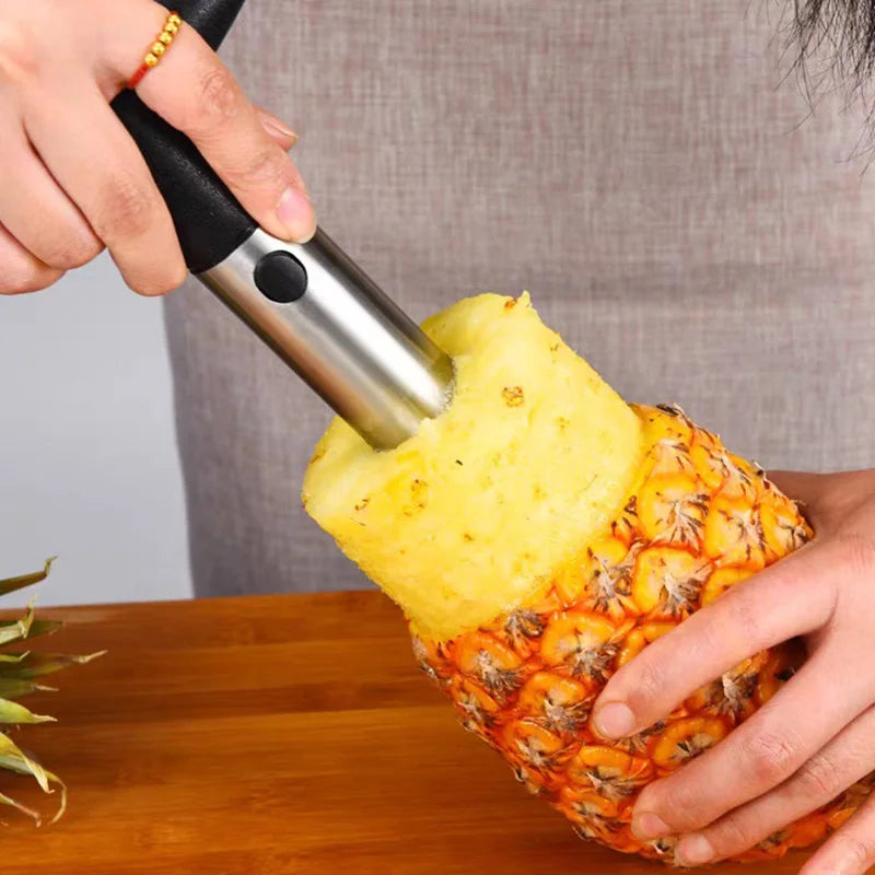 Pineapple Peeler Cutter Corer Slicers Stainless Steel Pineapple Corer Easy Fruit Parer Cutter Kitchen Restaurant Accessories