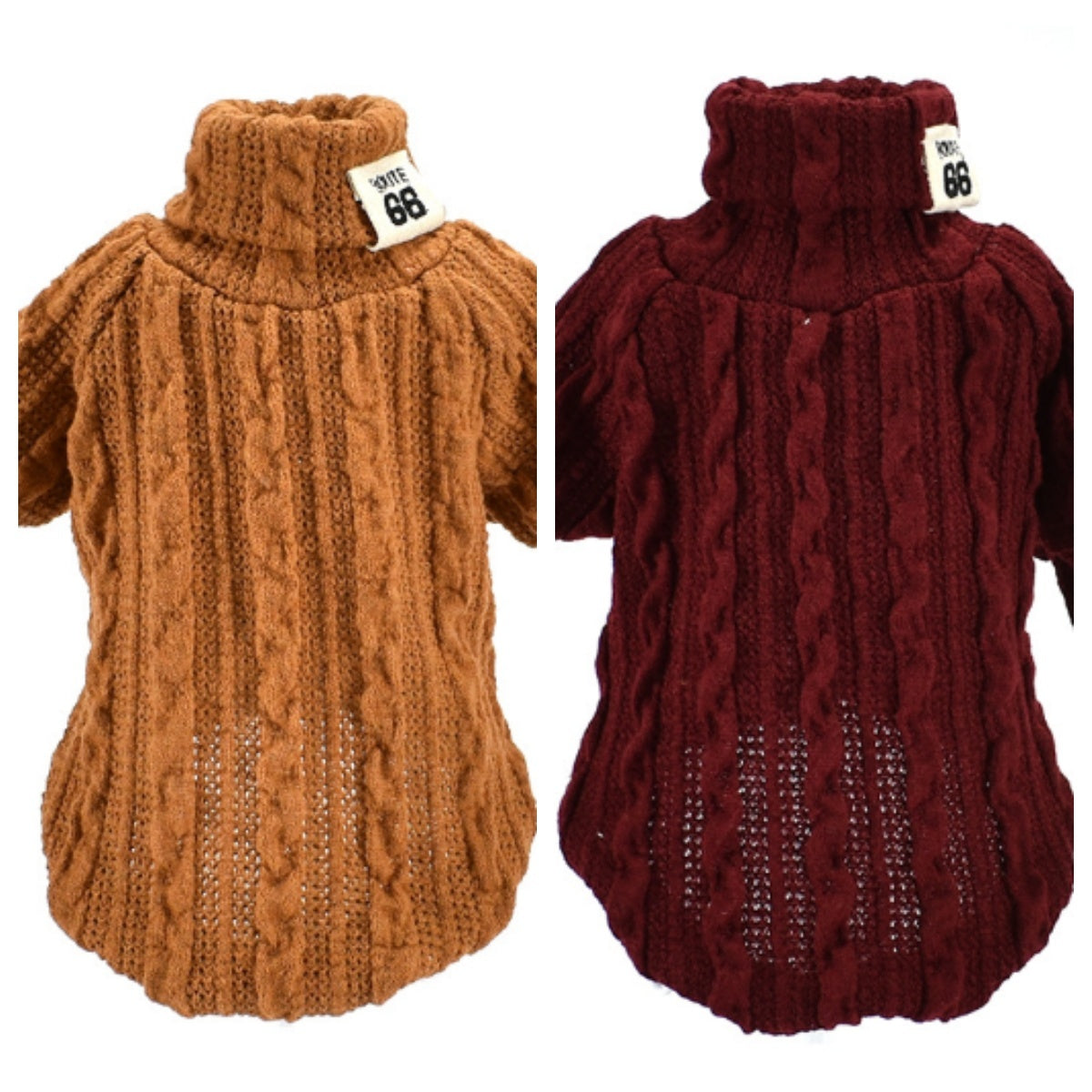 Dog Sweater Turtleneck Solid Color Dogs Clothes Warm Cotton For Puppy Small Medium Dogs Sweatshirt Jacket Chihuahua Teddy South Bay Evans General Store