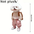 Creative Dog Backpack Keychain Pendant