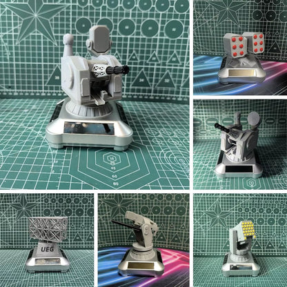 3D Military Models, Solar-Powered Military Model, Solar Powered Automatic Rotation, Artwork for Car Dashboard or Desktop