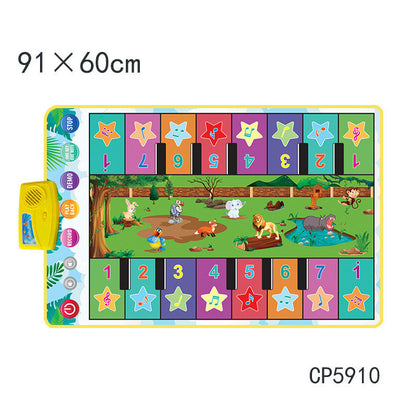 Children's Early Childhood Education Animal Piano Mat Multifunctional Music Blanket Toy CJDropshipping