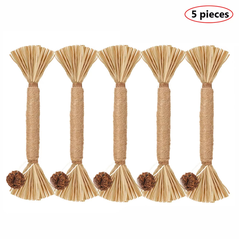 Natural Matatabi Pet Cat Snacks Sticks Cleaning Tooth Catnip Cat Toys Actinidia Silvervine Pet Toy for Cats Accessories
