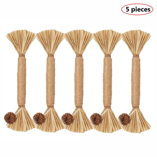 Natural Matatabi Pet Cat Snacks Sticks Cleaning Tooth Catnip Cat Toys Actinidia Silvervine Pet Toy for Cats Accessories