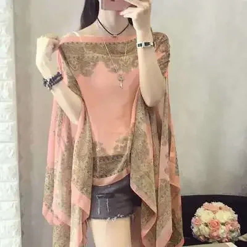 Woman Fashion Beach Dress Blouses Sun Protection Cardigan Summer Beach Holiday Cardigan Women Long Blouses Tops