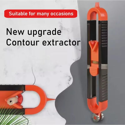 Adjustable Profile Gauge with Locking Mechanism - Precision Contour Tool for Woodworking & Irregular Shape Measurement