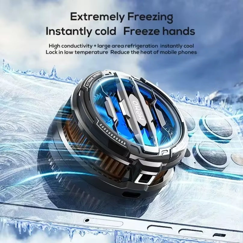 Gaming for PUBG Mobile Phone Cooler Universal Magnetic Cooling Fan Case Radiator for Xiaomi Iphone Samsung Portable Gamer Cool