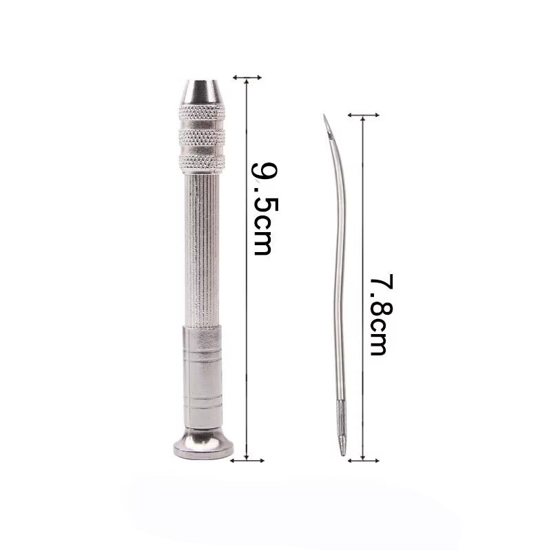 Leather Sewing Awl Set Replaceable Multifunctional Shoes Repair Tool Kit Punch Stitching Needles DIY Sewing Leathercraft